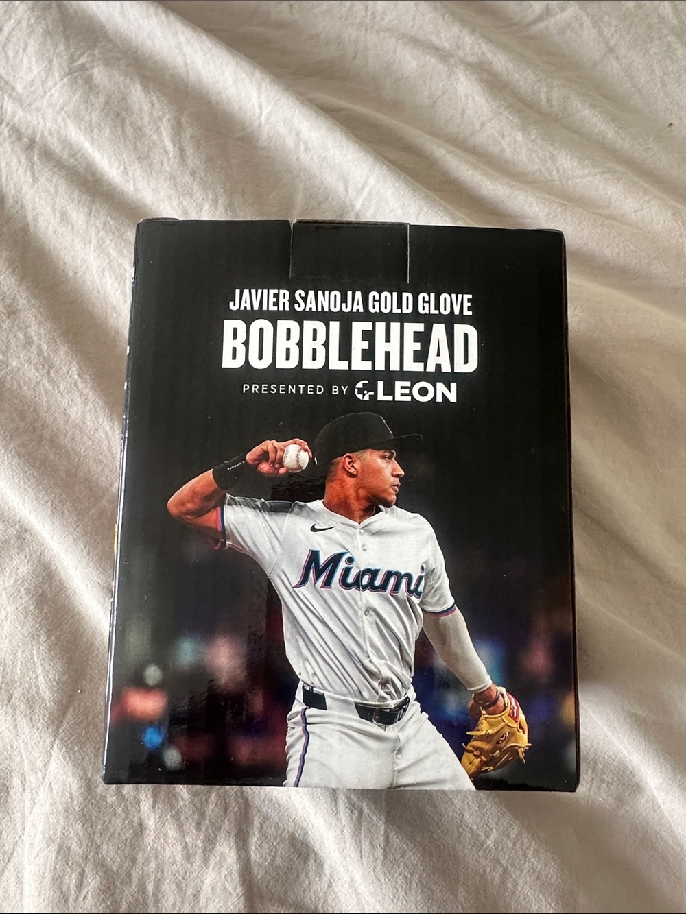 Javier Sanoja Gold Glove Bobblehead - Miami (Black Box)